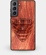 Best Wood D.C. United Galaxy S21 Case - Custom Engraved Cover - Engraved In Nature