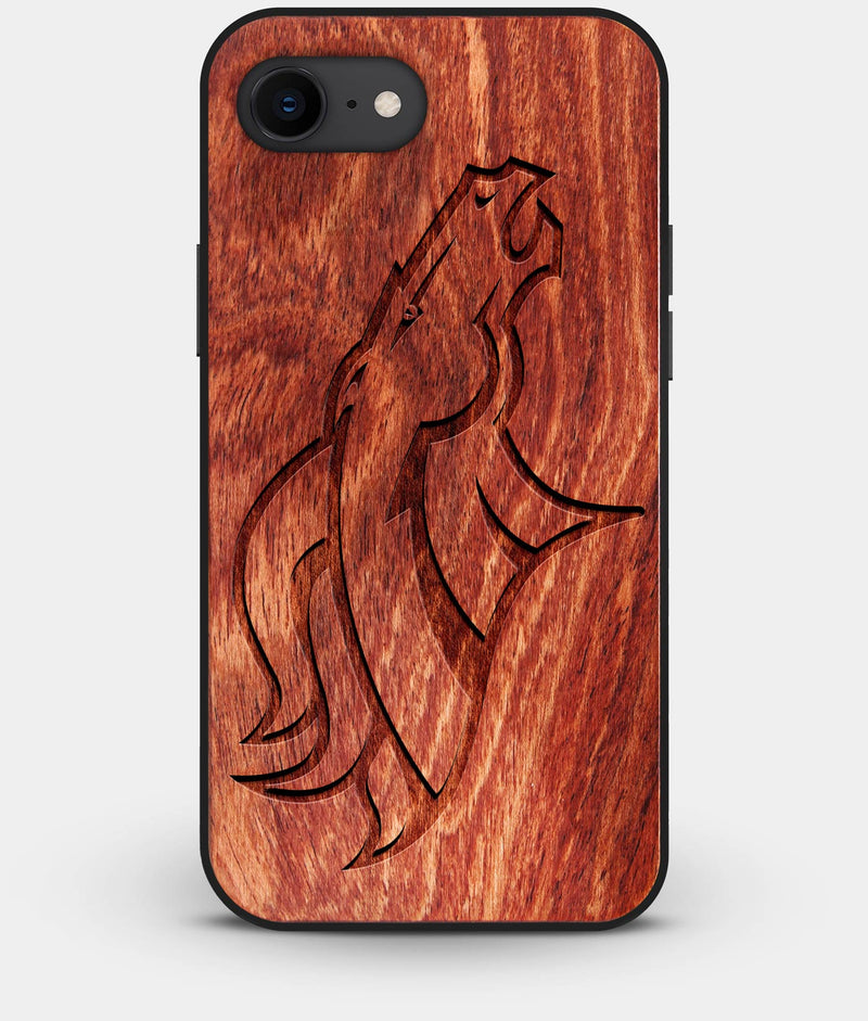 Best Custom Engraved Wood Denver Broncos iPhone 8 Case - Engraved In Nature