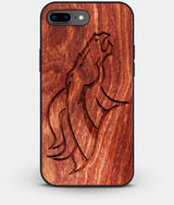 Best Custom Engraved Wood Denver Broncos iPhone 8 Plus Case - Engraved In Nature