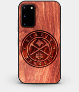 Best Custom Engraved Wood Denver Nuggets Galaxy S20 Case - Engraved In Nature