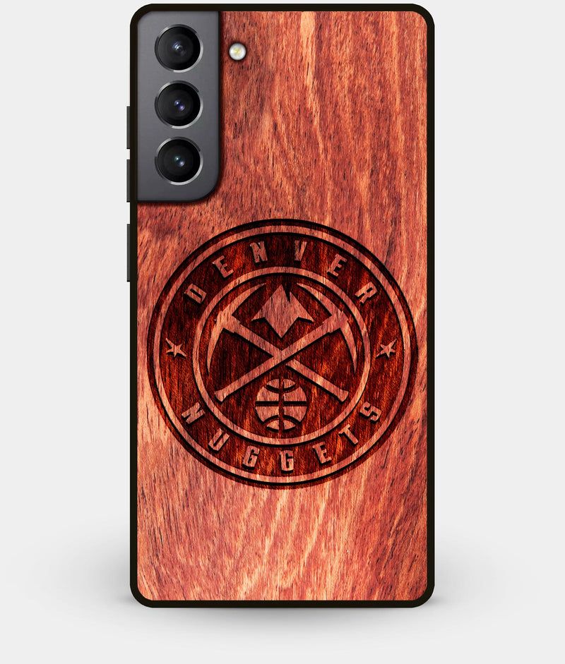 Best Wood Denver Nuggets Galaxy S21 Case - Custom Engraved Cover - Engraved In Nature