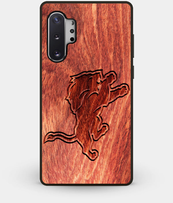 Best Custom Engraved Wood Detroit Lions Note 10 Plus Case - Engraved In Nature