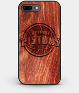 Best Custom Engraved Wood Detroit Pistons iPhone 7 Plus Case - Engraved In Nature