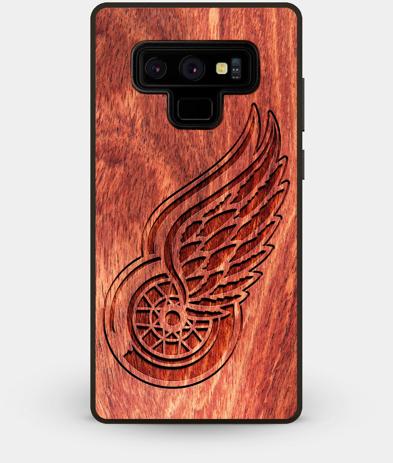 Best Custom Engraved Wood Detroit Red Wings Note 9 Case - Engraved In Nature