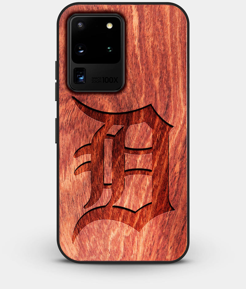 Best Custom Engraved Wood Detroit Tigers Galaxy S20 Ultra Case - Engraved In Nature