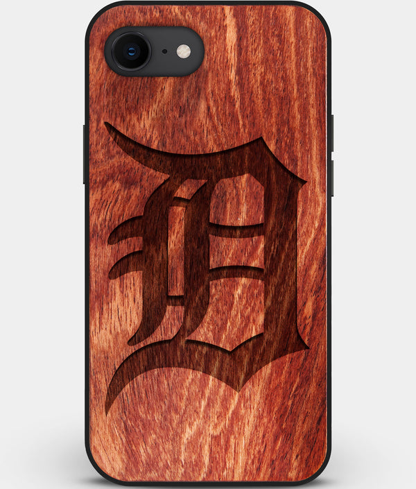 Best Custom Engraved Wood Detroit Tigers iPhone SE Case - Engraved In Nature