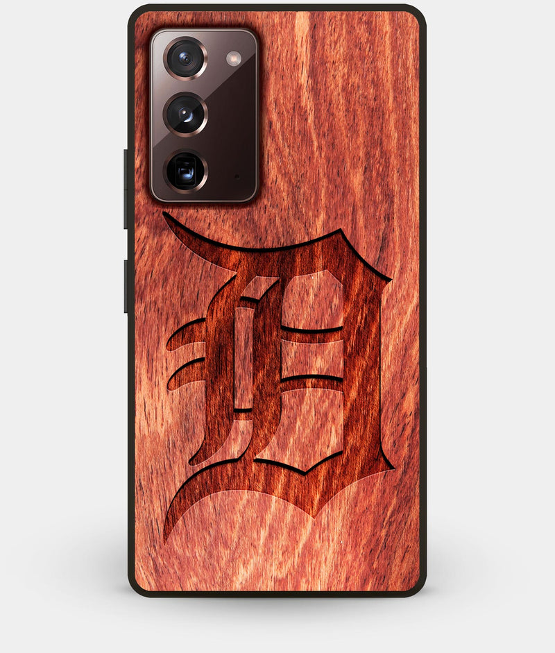 Best Custom Engraved Wood Detroit Tigers Note 20 Case - Engraved In Nature