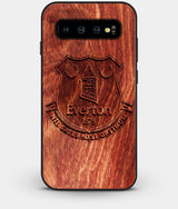 Best Custom Engraved Wood Everton F.C. Galaxy S10 Case - Engraved In Nature