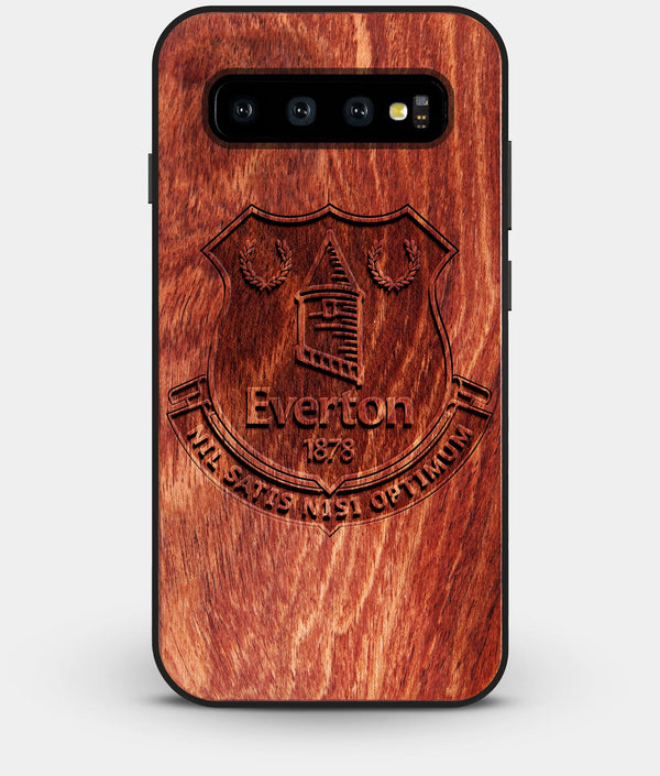 Best Custom Engraved Wood Everton F.C. Galaxy S10 Plus Case - Engraved In Nature