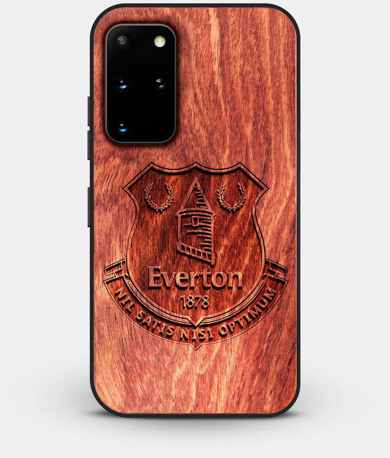 Best Custom Engraved Wood Everton F.C. Galaxy S20 Plus Case - Engraved In Nature