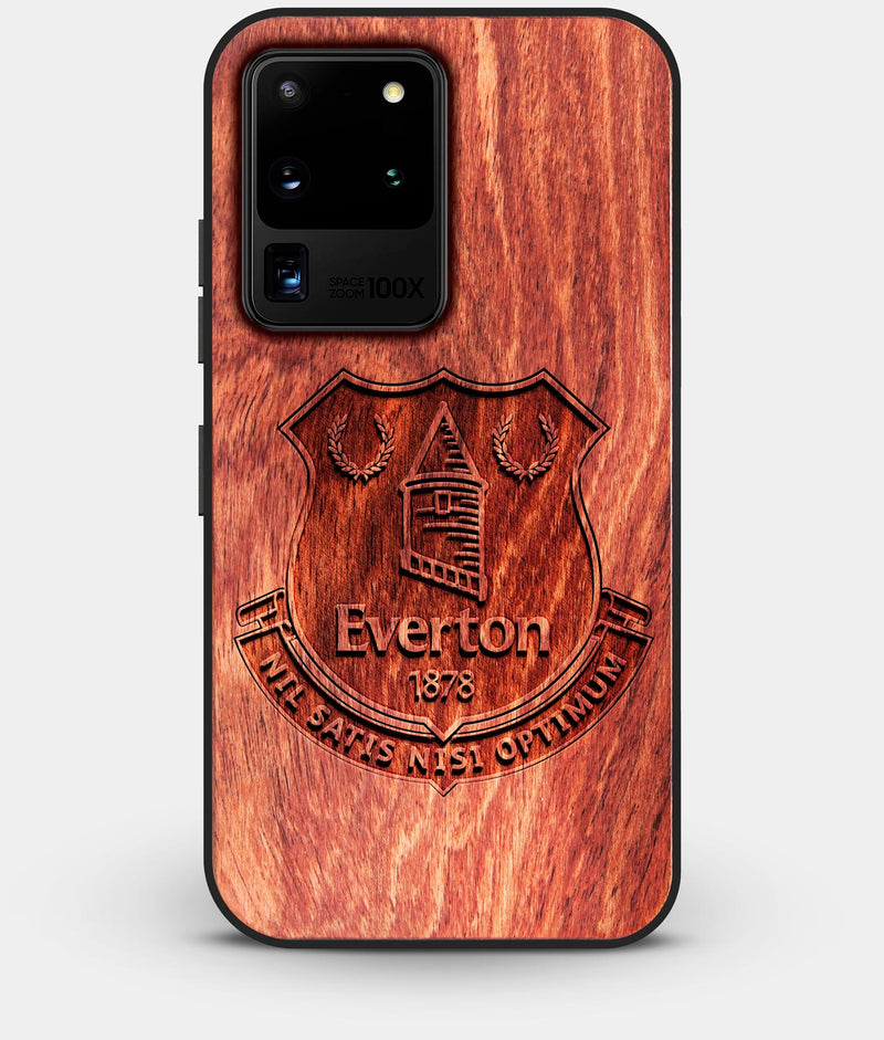 Best Custom Engraved Wood Everton F.C. Galaxy S20 Ultra Case - Engraved In Nature