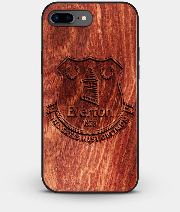 Best Custom Engraved Wood Everton F.C. iPhone 8 Plus Case - Engraved In Nature