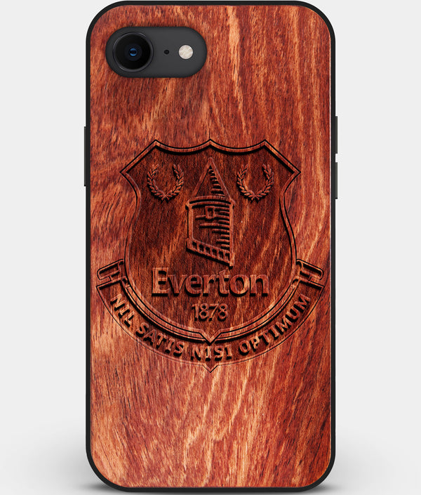 Best Custom Engraved Wood Everton F.C. iPhone SE Case - Engraved In Nature
