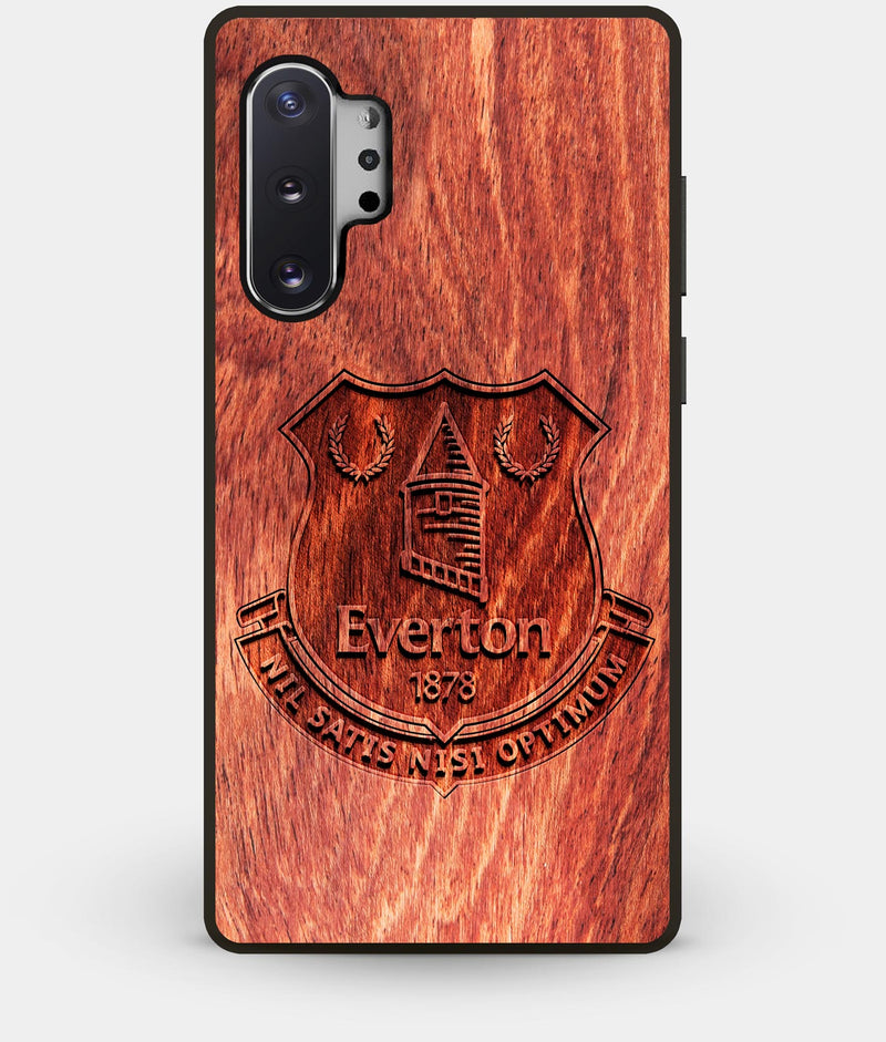Best Custom Engraved Wood Everton F.C. Note 10 Plus Case - Engraved In Nature