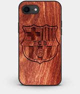 Best Custom Engraved Wood FC Barcelona iPhone 7 Case - Engraved In Nature
