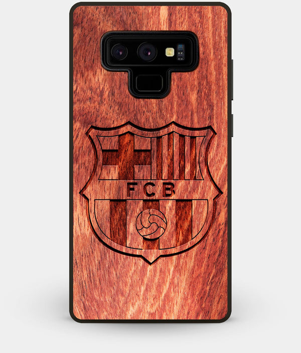 Best Custom Engraved Wood FC Barcelona Note 9 Case - Engraved In Nature