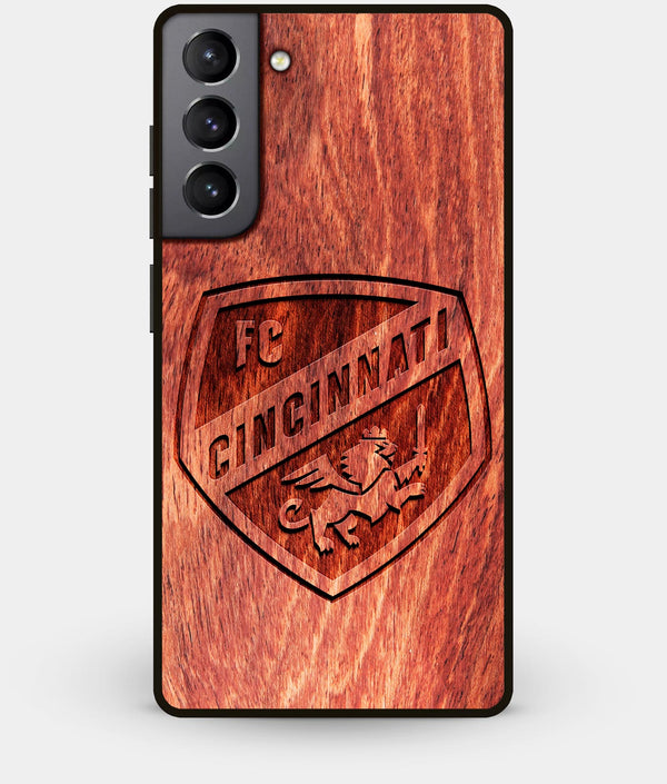 Best Wood FC Cincinnati Galaxy S21 Case - Custom Engraved Cover - Engraved In Nature