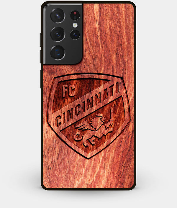 Best Wood FC Cincinnati Galaxy S21 Ultra Case - Custom Engraved Cover - Engraved In Nature