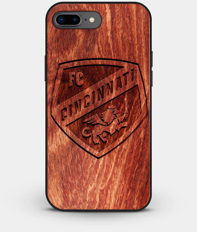 Best Custom Engraved Wood FC Cincinnati iPhone 8 Plus Case - Engraved In Nature