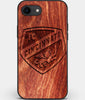 Best Custom Engraved Wood FC Cincinnati iPhone SE Case - Engraved In Nature