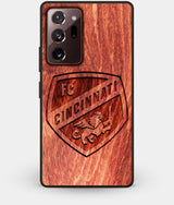 Best Custom Engraved Wood FC Cincinnati Note 20 Ultra Case - Engraved In Nature