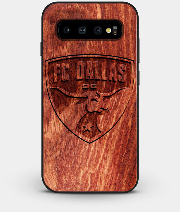 Best Custom Engraved Wood FC Dallas Galaxy S10 Plus Case - Engraved In Nature