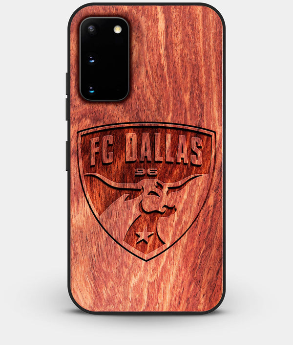 Best Custom Engraved Wood FC Dallas Galaxy S20 Case - Engraved In Nature