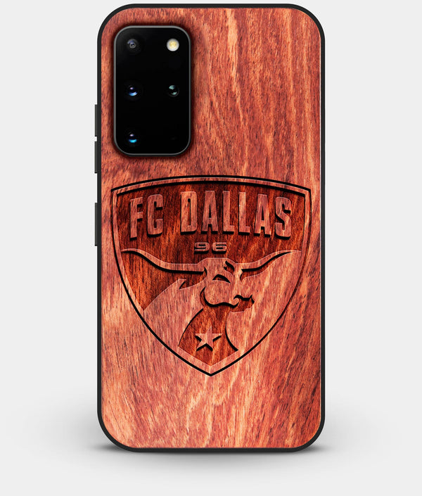 Best Custom Engraved Wood FC Dallas Galaxy S20 Plus Case - Engraved In Nature