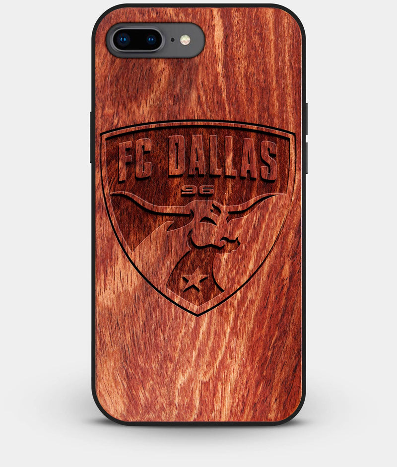 Best Custom Engraved Wood FC Dallas iPhone 8 Plus Case - Engraved In Nature