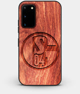 Best Custom Engraved Wood FC Schalke 04 Galaxy S20 Case - Engraved In Nature