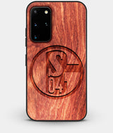 Best Custom Engraved Wood FC Schalke 04 Galaxy S20 Plus Case - Engraved In Nature