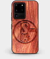 Best Custom Engraved Wood FC Schalke 04 Galaxy S20 Ultra Case - Engraved In Nature