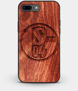 Best Custom Engraved Wood FC Schalke 04 iPhone 8 Plus Case - Engraved In Nature
