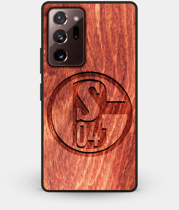 Best Custom Engraved Wood FC Schalke 04 Note 20 Ultra Case - Engraved In Nature