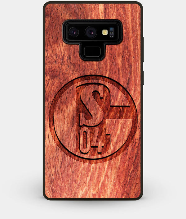 Best Custom Engraved Wood FC Schalke 04 Note 9 Case - Engraved In Nature