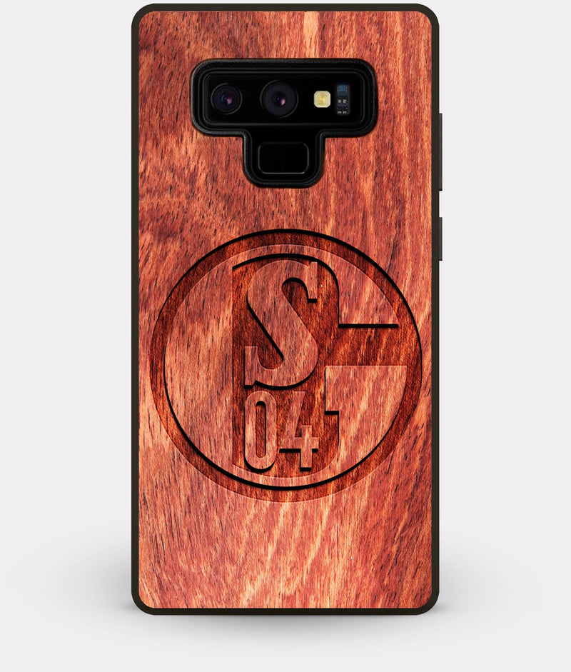 Best Custom Engraved Wood FC Schalke 04 Note 9 Case - Engraved In Nature