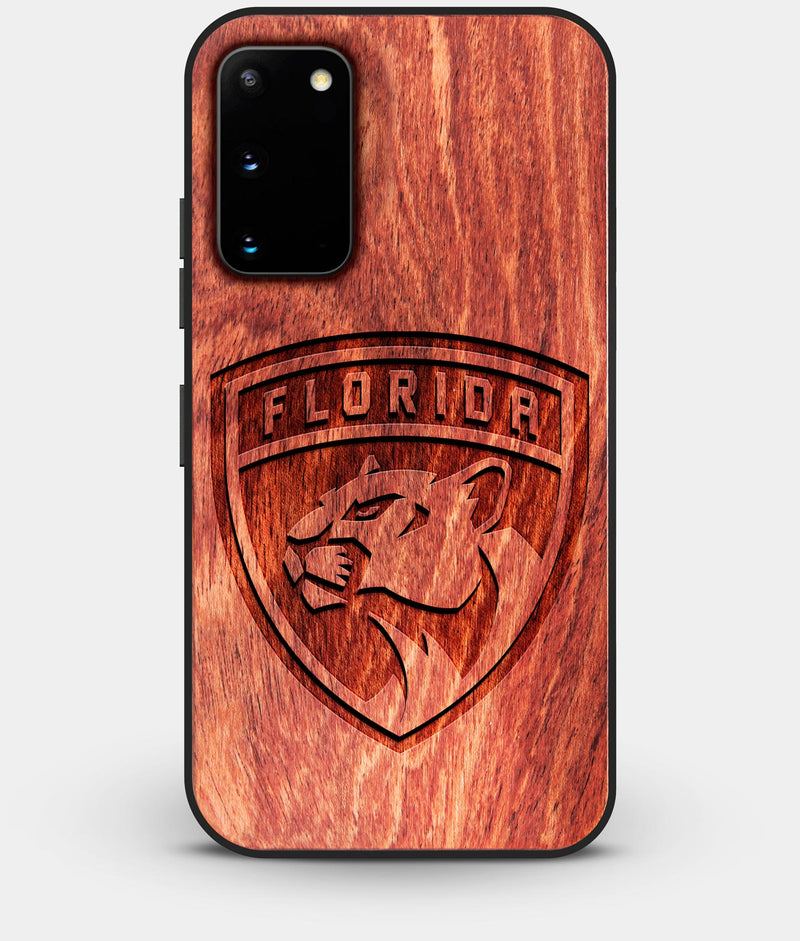 Best Wood Florida Panthers Galaxy S20 FE Case - Custom Engraved Cover - Engraved In Nature