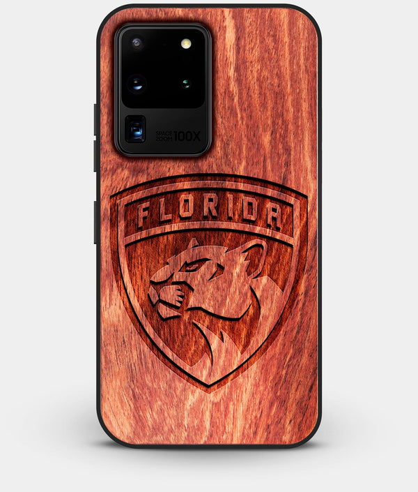 Best Custom Engraved Wood Florida Panthers Galaxy S20 Ultra Case - Engraved In Nature