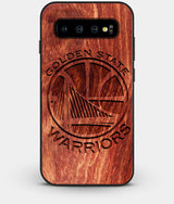 Best Custom Engraved Wood Golden State Warriors Galaxy S10 Plus Case - Engraved In Nature