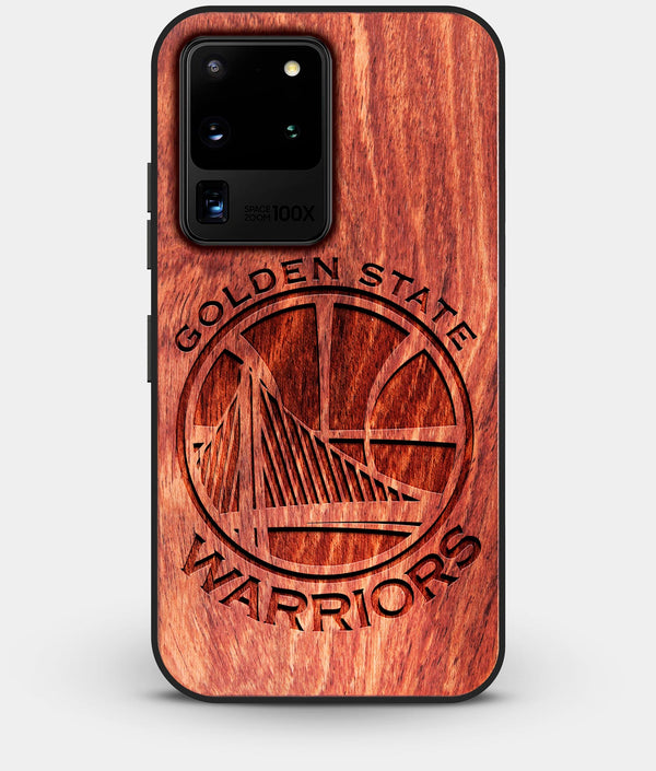Best Custom Engraved Wood Golden State Warriors Galaxy S20 Ultra Case - Engraved In Nature