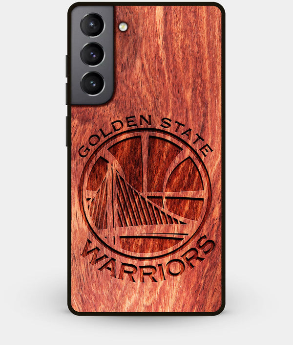 Best Wood Golden State Warriors Galaxy S21 Plus Case - Custom Engraved Cover - Engraved In Nature
