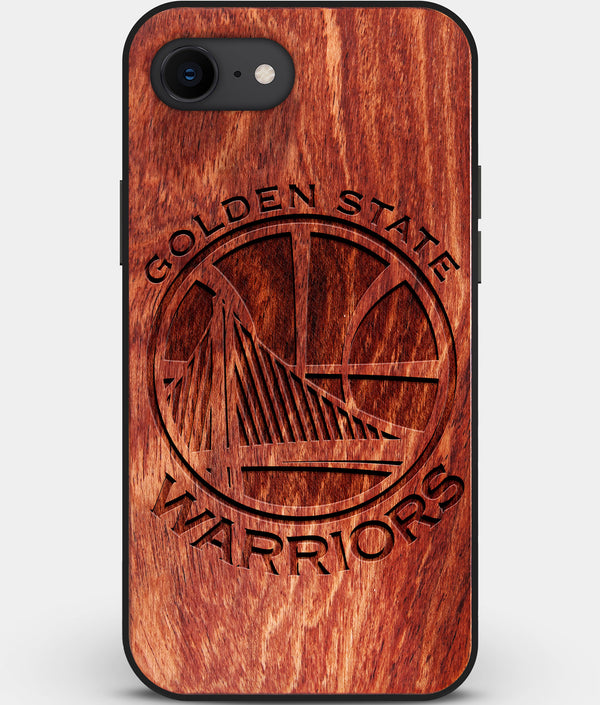 Best Custom Engraved Wood Golden State Warriors iPhone SE Case - Engraved In Nature