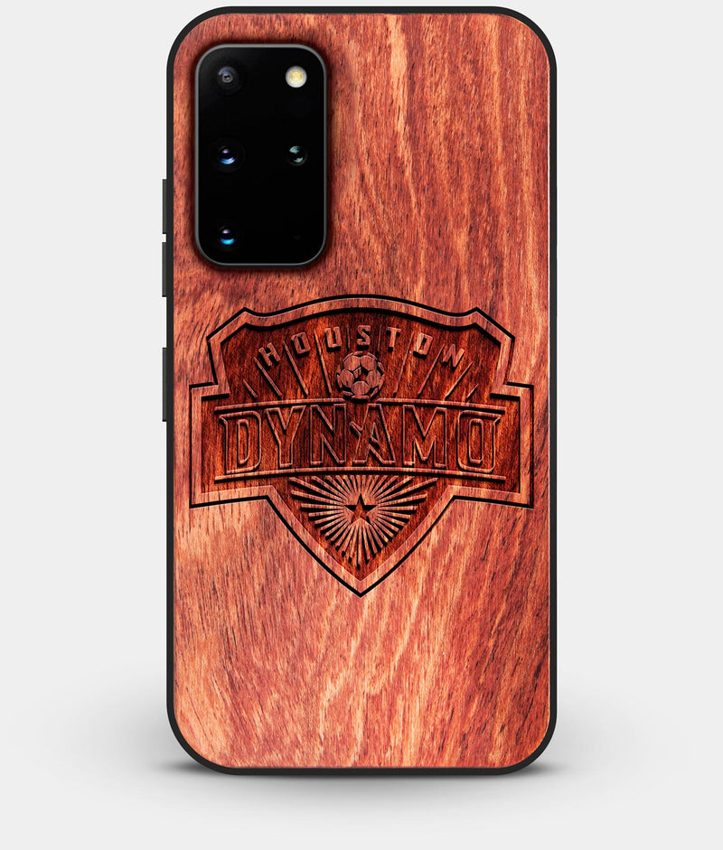 Best Custom Engraved Wood Houston Dynamo Galaxy S20 Plus Case - Engraved In Nature