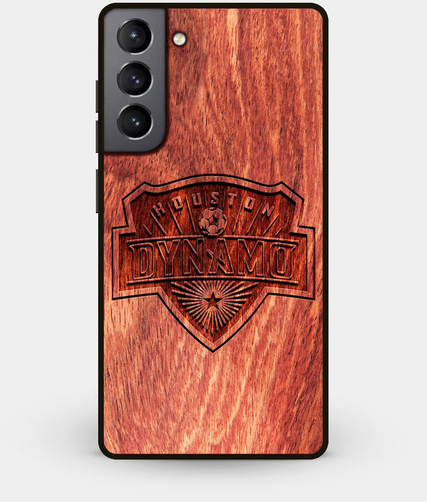 Best Wood Houston Dynamo Galaxy S21 Plus Case - Custom Engraved Cover - Engraved In Nature