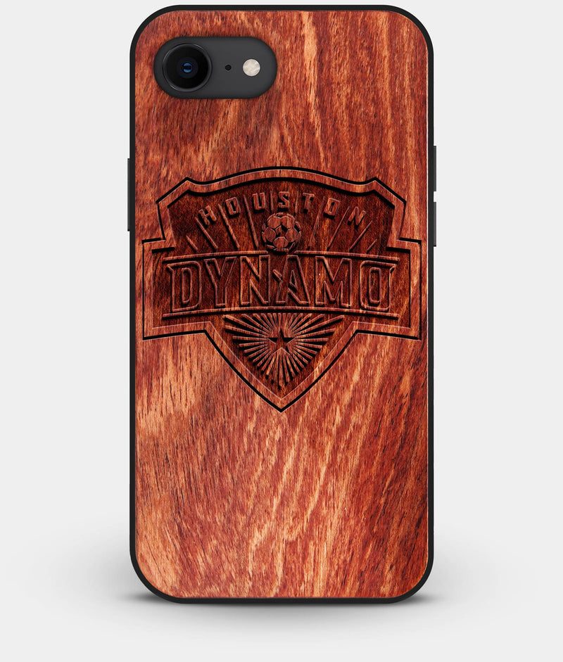 Best Custom Engraved Wood Houston Dynamo iPhone 8 Case - Engraved In Nature