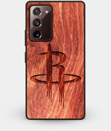 Best Custom Engraved Wood Houston Rockets Note 20 Case - Engraved In Nature