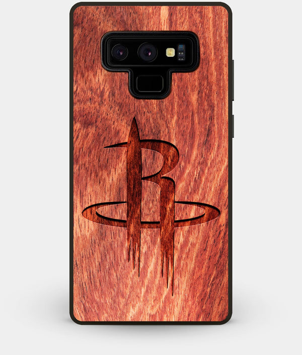 Best Custom Engraved Wood Houston Rockets Note 9 Case - Engraved In Nature