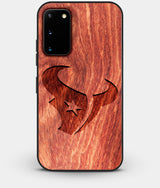 Best Custom Engraved Wood Houston Texans Galaxy S20 Case - Engraved In Nature