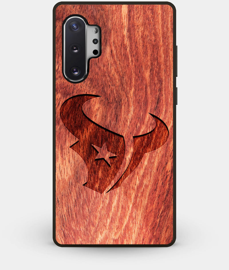 Best Custom Engraved Wood Houston Texans Note 10 Plus Case - Engraved In Nature