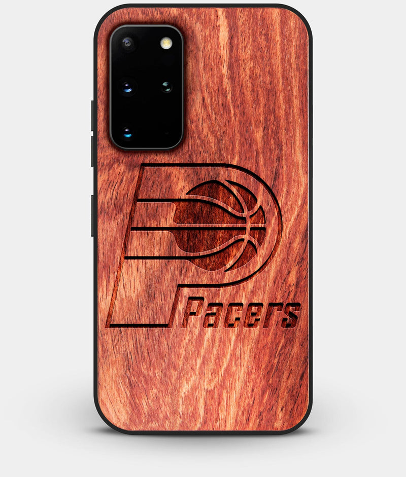 Best Custom Engraved Wood Indiana Pacers Galaxy S20 Plus Case - Engraved In Nature